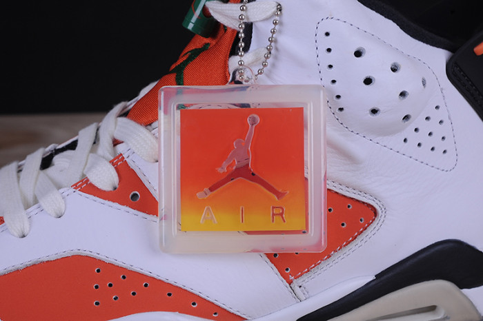 air jordan 6 retro nrg g8rd "gatorade" orange mens 384664-145