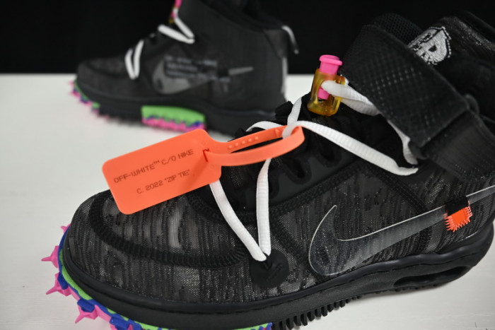 ofw x nike air force 1 mid black do6290-001