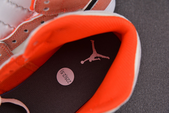 air jordan 1 mid se orange suede dv1336-800