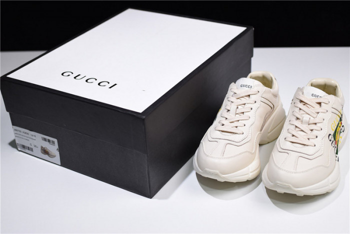g*u*i rhyton vintage trainer sneaker mens 500878 drw00 9522