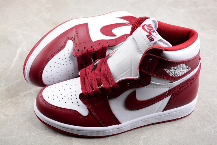 air jordan 1 high og team red dz5485-160