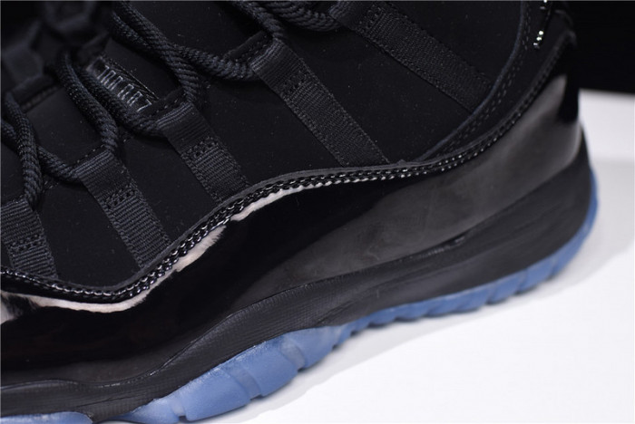 air jordan 11 “cap and gown” black 378037-005