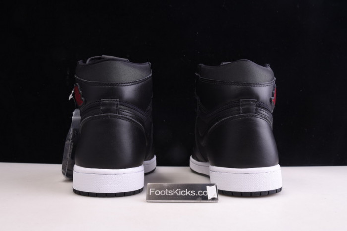 air jordan 1 high black satin 555088-060