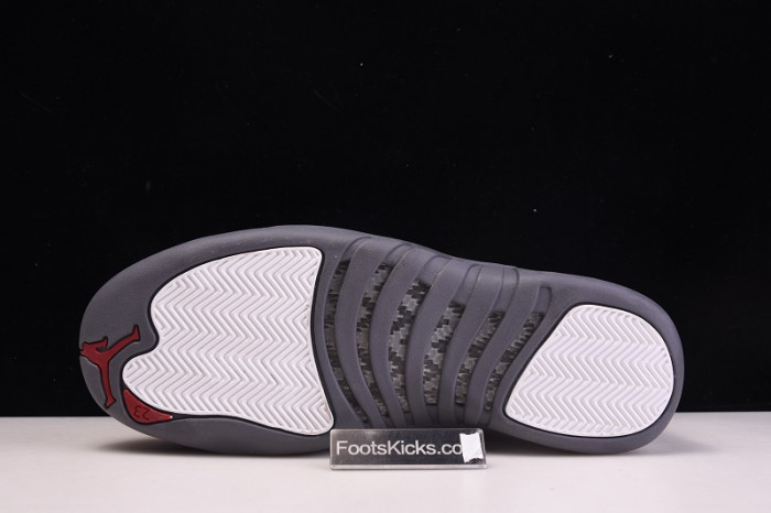 air jordan 12 gs white / dark grey 153265-160