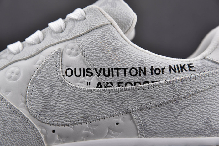 nike low air force 1 x grey white