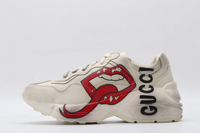 g*u*i rhyton vintage trainer sneaker 576965 drw00 9555