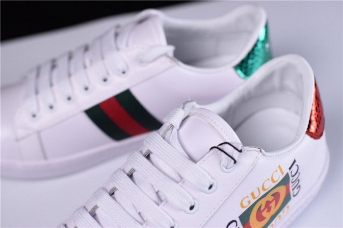 g*u*i ace embroidered low-top sneaker with gg logo