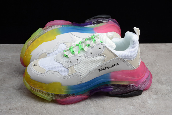 triples trainer clear sole sneakers 3000005